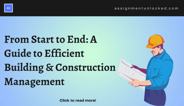 building and construction management